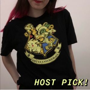 HARRY POTTER POKÉMON CROSSOVER SHIRT